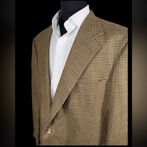 NWT RARE VTG BROOKS BROTHERS PLAID SPORT COAT SZ 46R